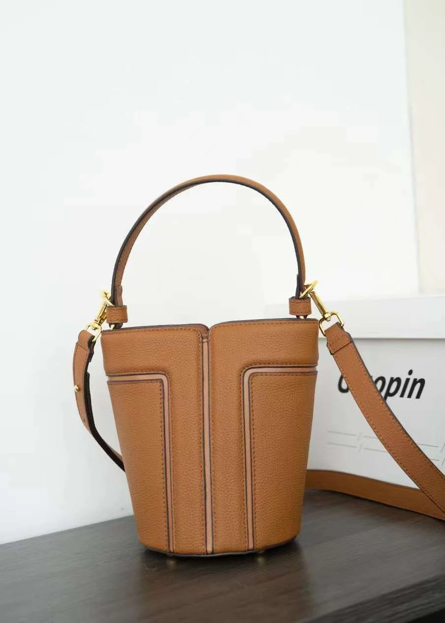 Top Layer Cowhide Trendy Large Capacity Tote Shoulder Bag - Image 5