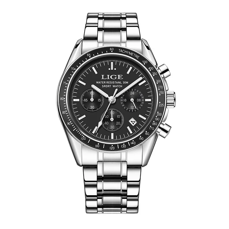 Mens Multifunctional Waterproof Calendar Luminous Quartz Watch - Image 10