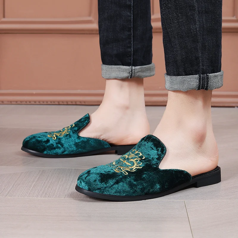 Mens Embroidered Shoes - Image 3