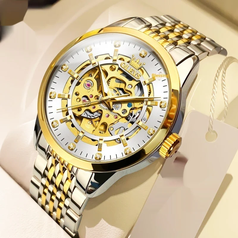 Fully Automatic Mechanical Skeleton Mens Watch - Image 2