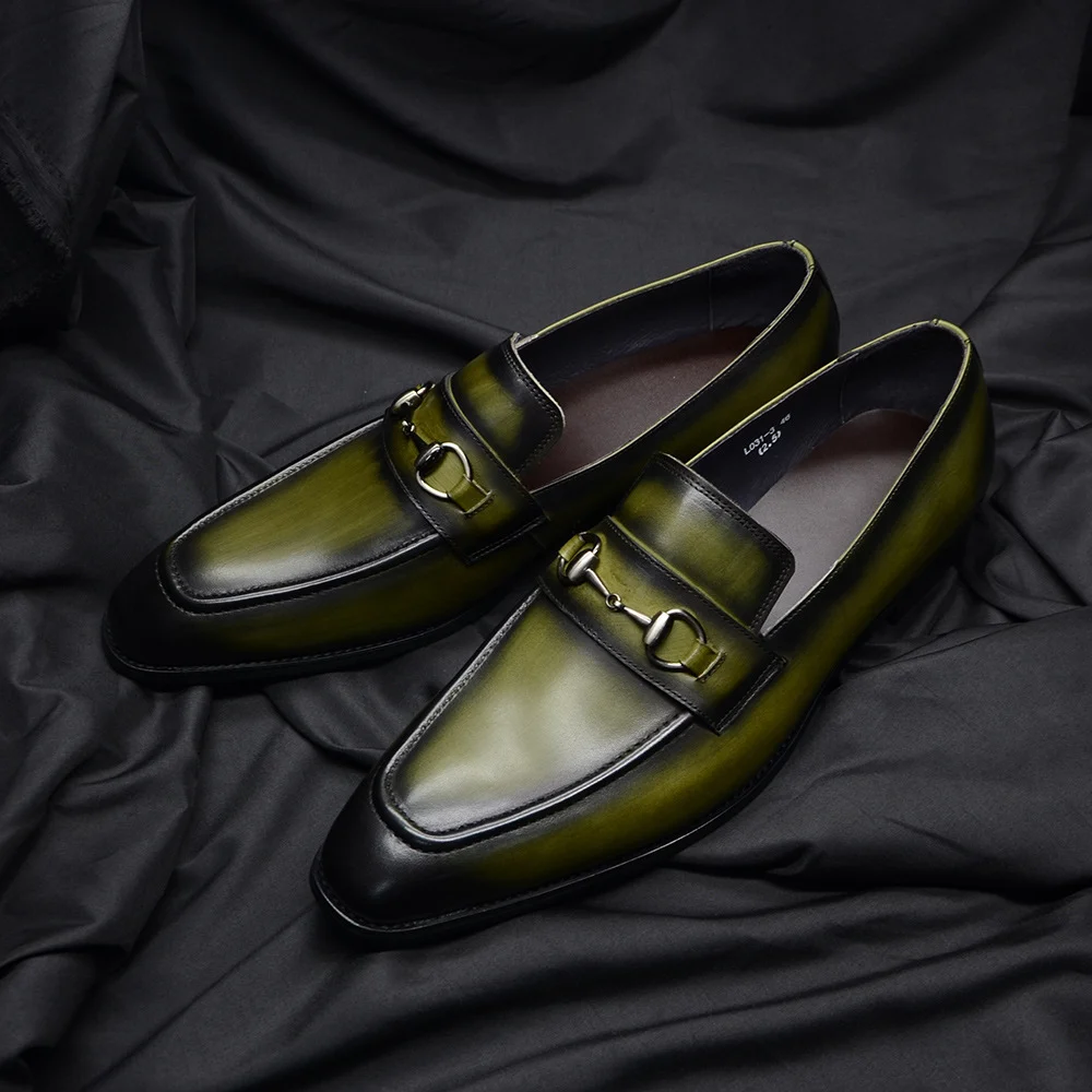 Trendy Summer Business Casual Fashion Cowhide Men's Shoes
