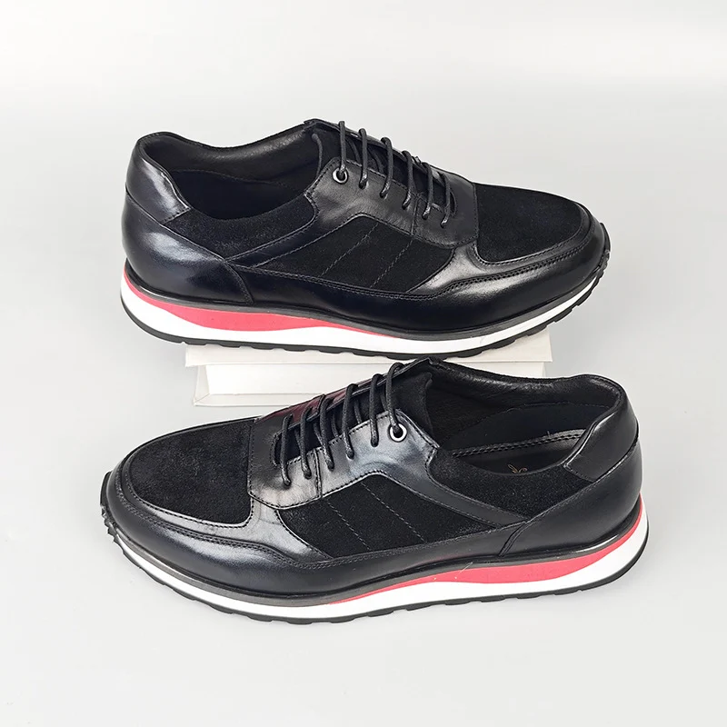 Retro-style British Casual Mens Leather Shoes