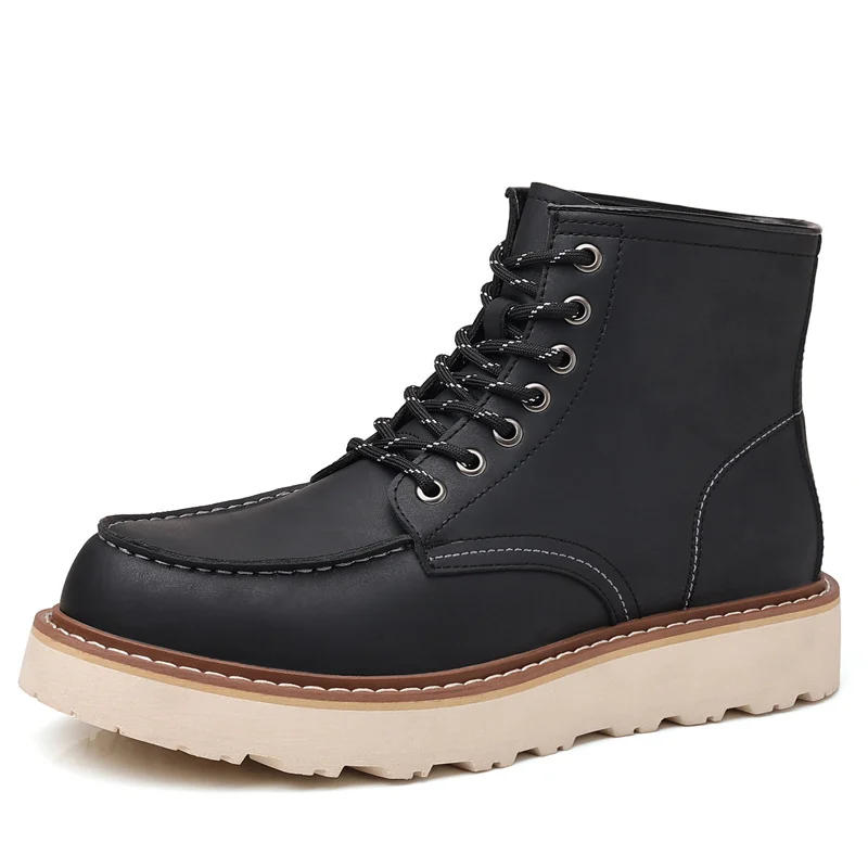 Men's Waterproof Anti-slip Martens Boots - Image 3