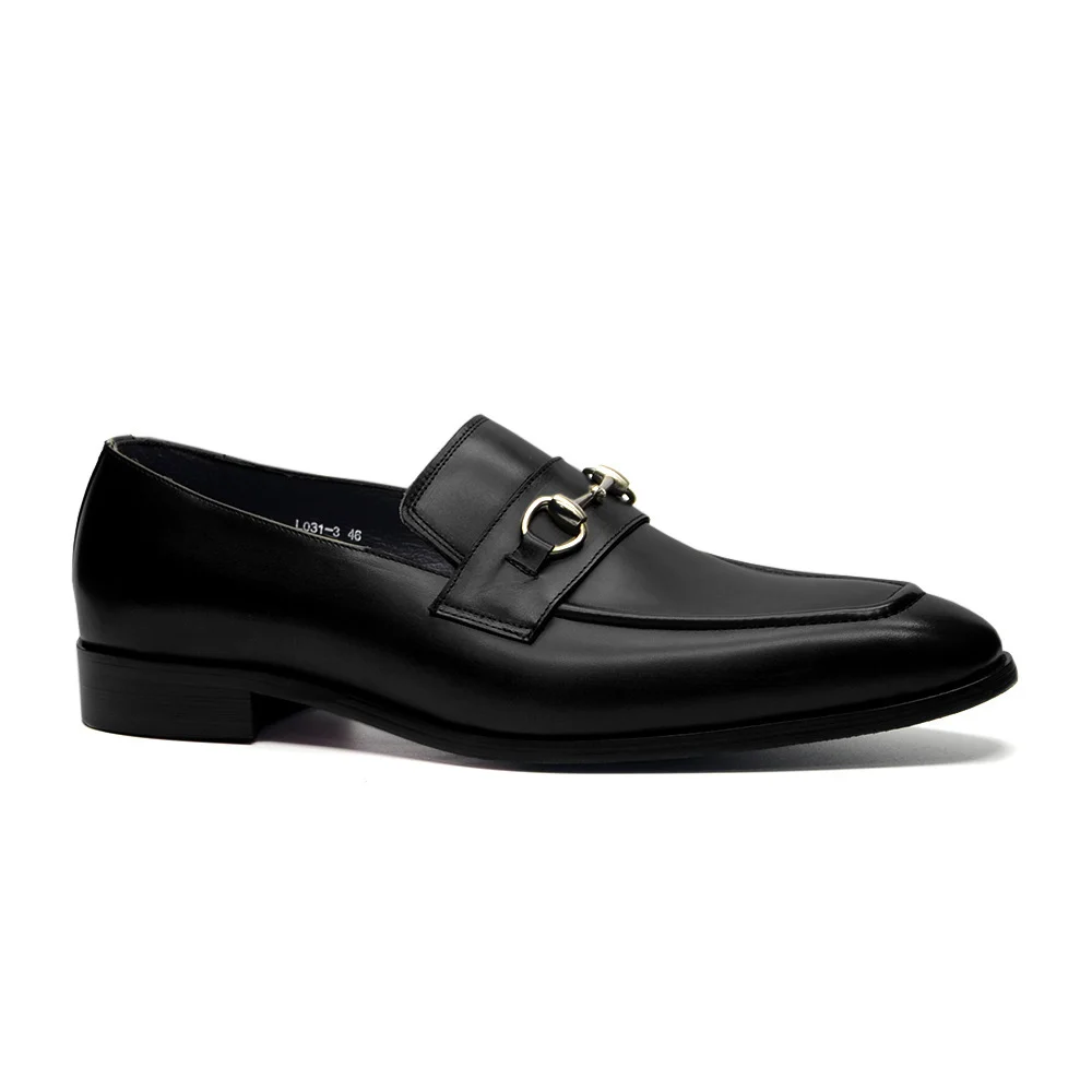 Trendy Summer Business Casual Fashion Cowhide Men's Shoes - Image 6
