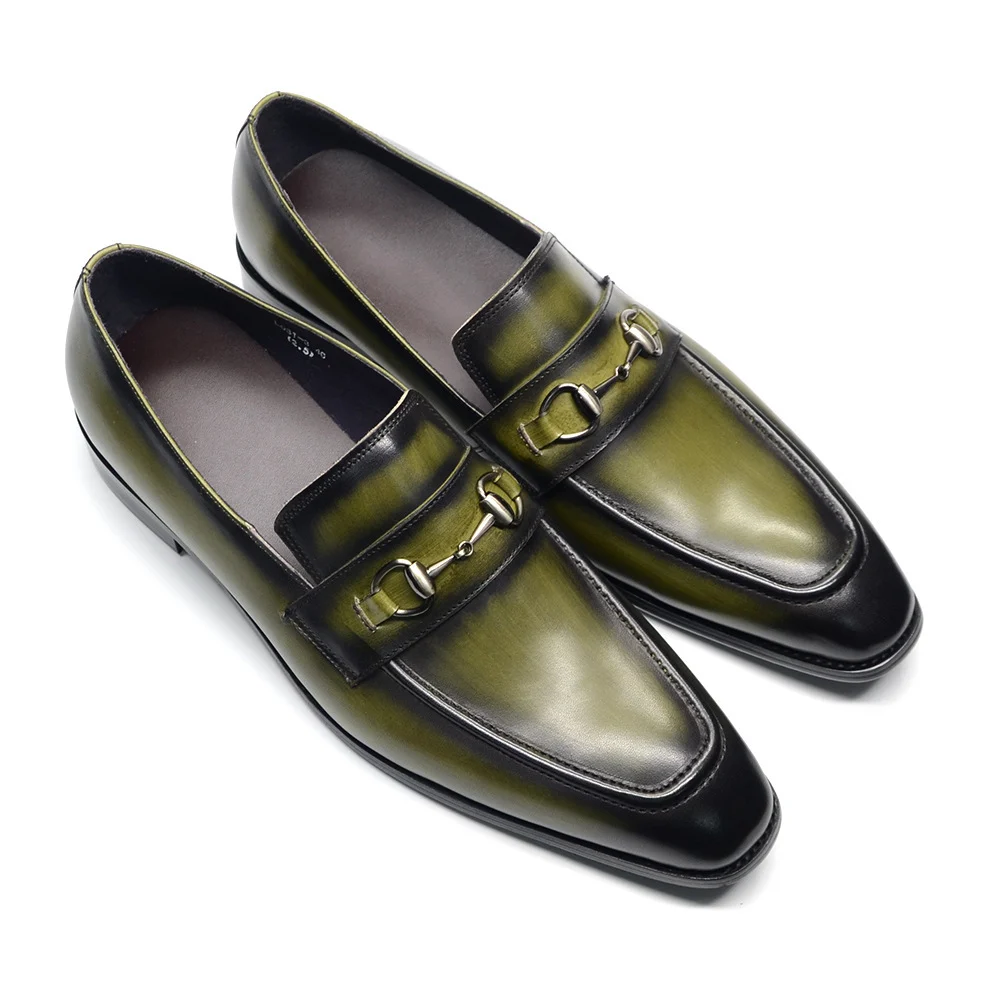 Trendy Summer Business Casual Fashion Cowhide Men's Shoes - Image 5