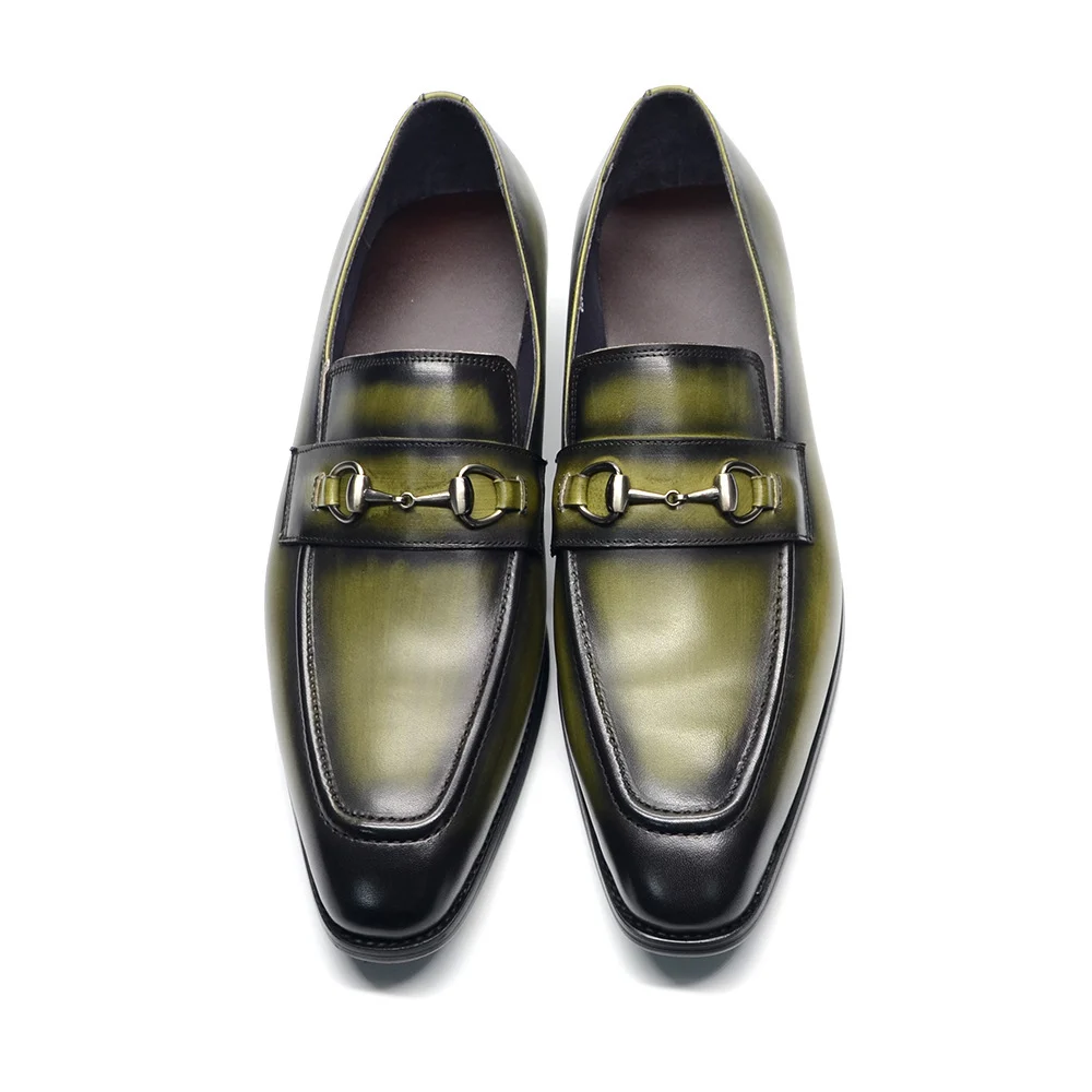 Trendy Summer Business Casual Fashion Cowhide Men's Shoes - Image 4