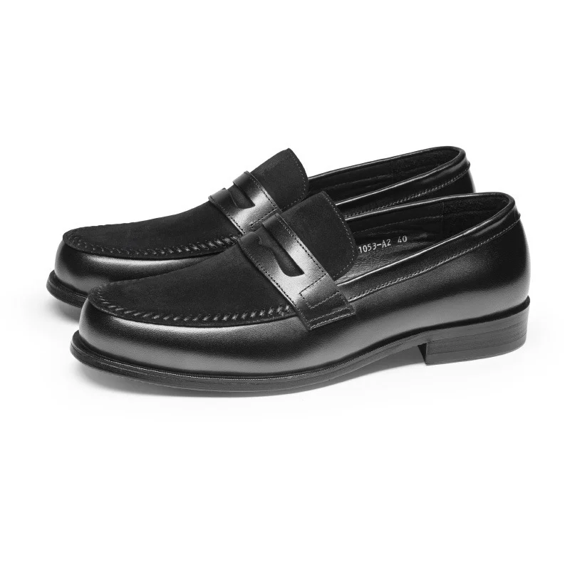 Mens Genuine Leather Business Formal & Casual Loafers - Image 4