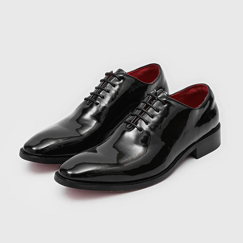 Casual Commuter Formal Red-soled Glossy British-style Business Shoes - Image 4