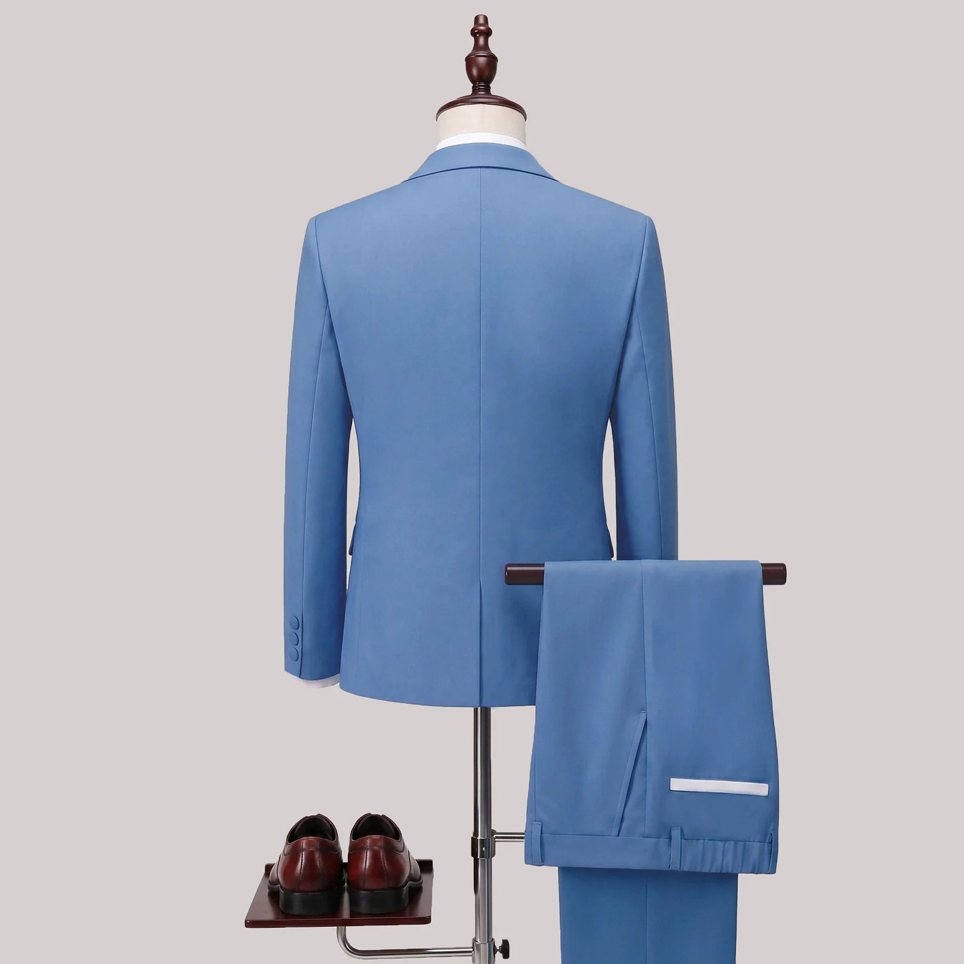 European And American Three Piece Suit Waistcoat Trousers Business Style - Image 3