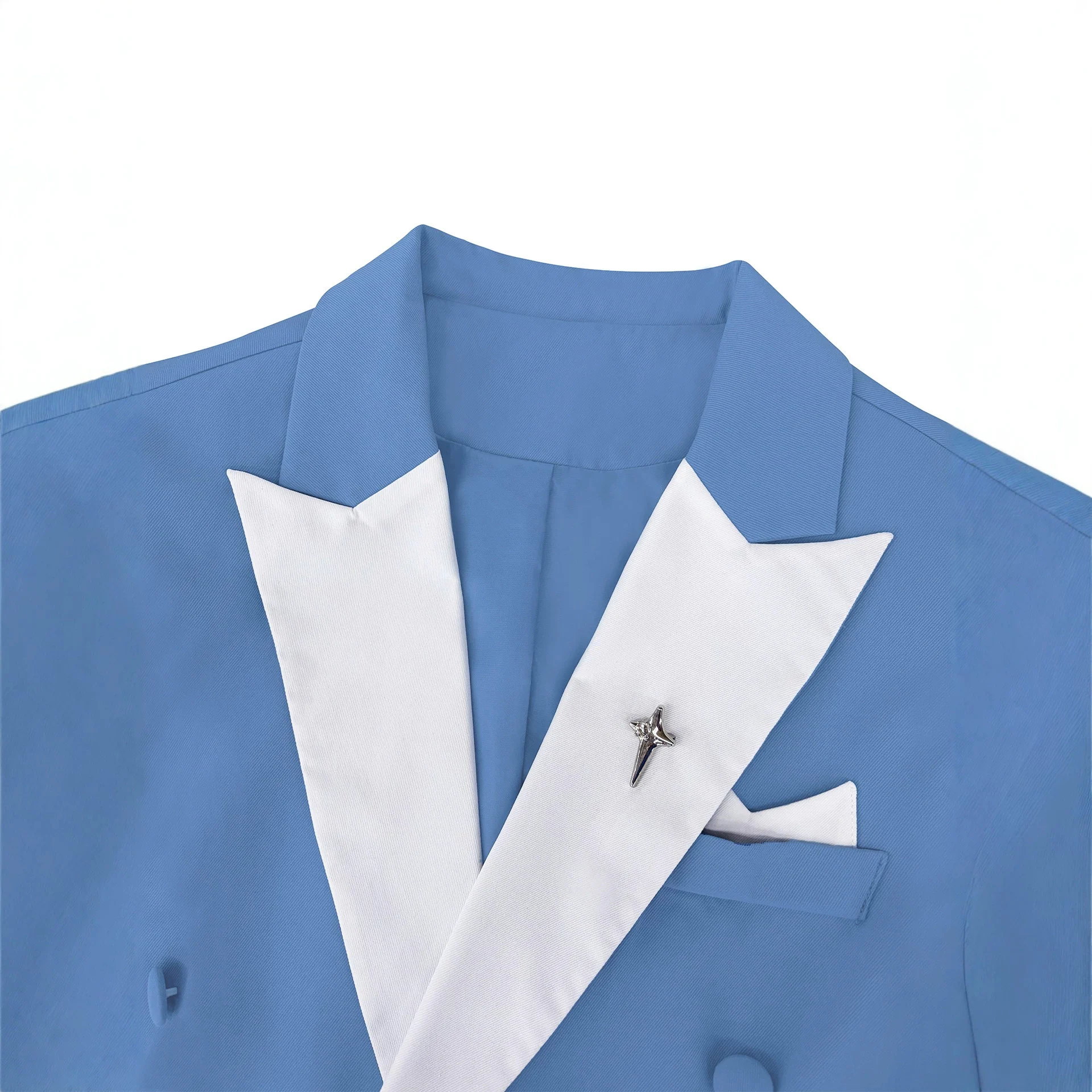 European And American Three Piece Suit Waistcoat Trousers Business Style - Image 2